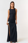 Midnight Elegance Maxi Dress