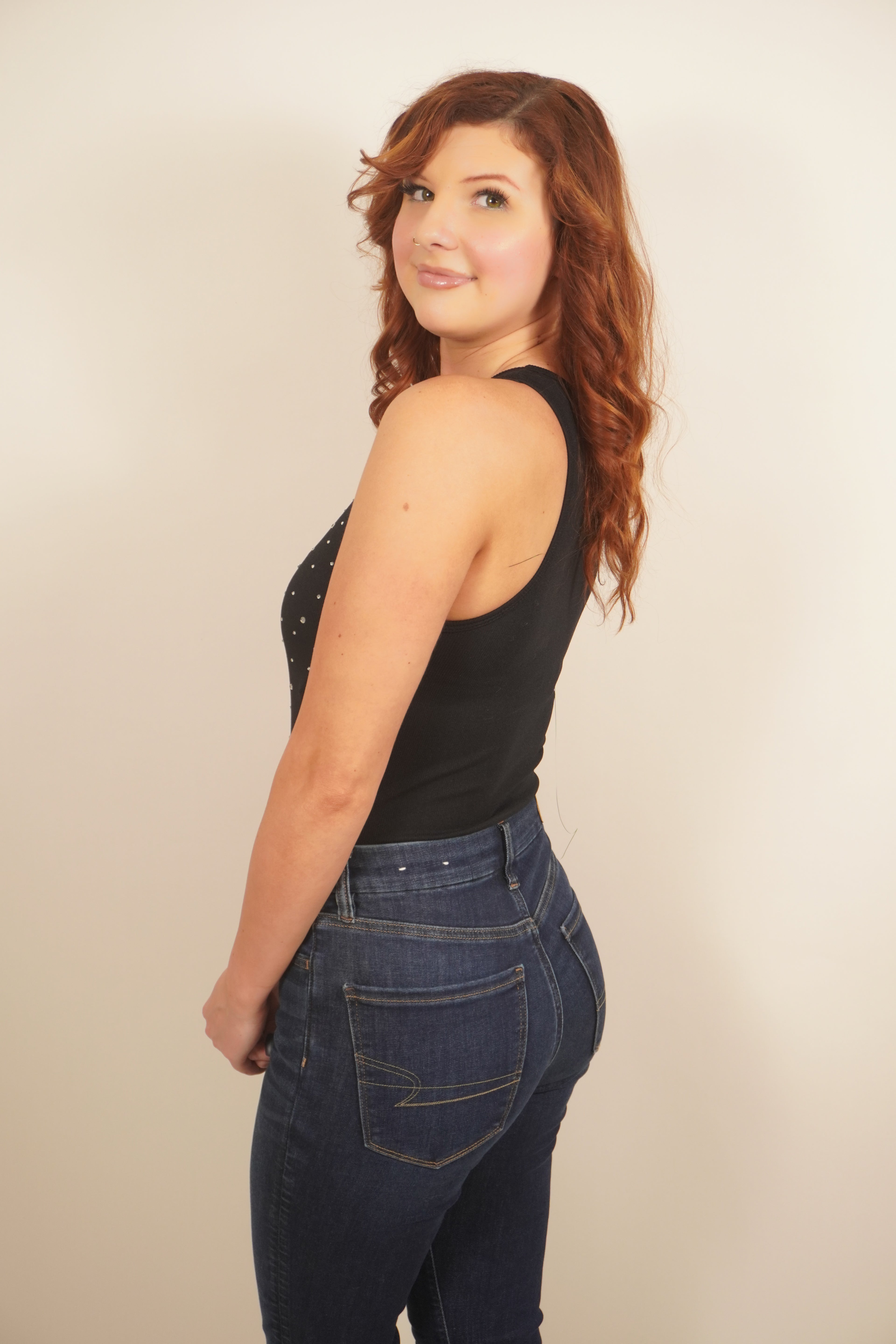 Sparkle Embellished Bodysuit Rear View